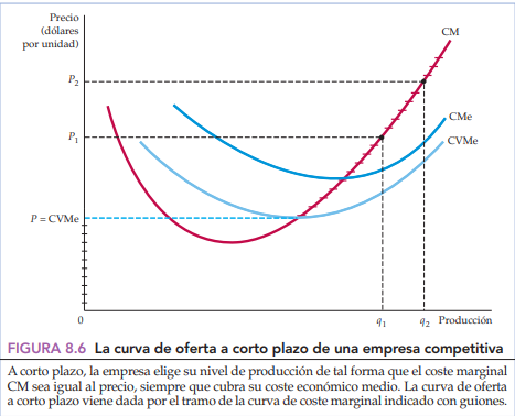 Maximización de los beneficios y la oferta competitiva