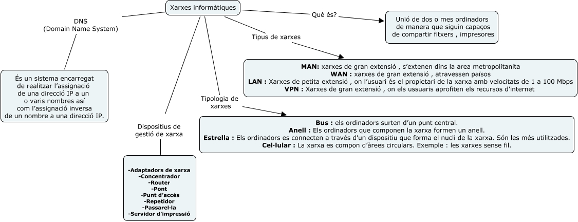 Mapes Conceptuals Xarxes
