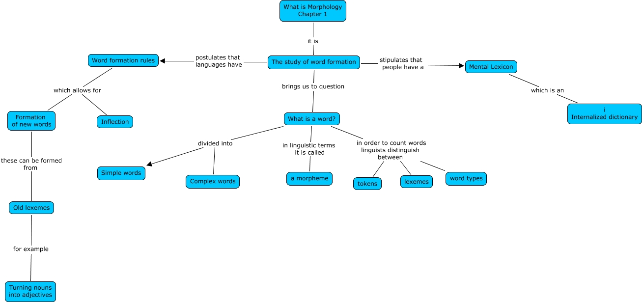 Chapter 1 - Morphology - What is Morphology