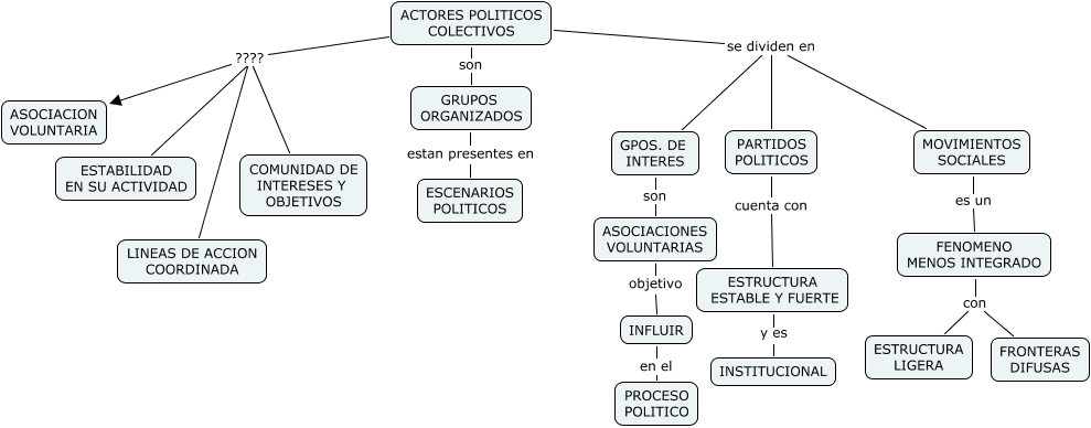 13 ACTORES COLECTIVOS POLITICOS